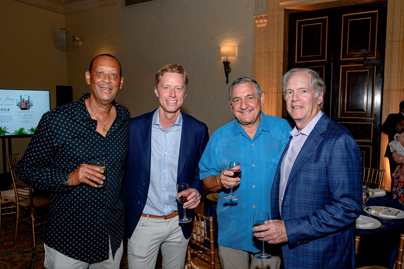 Joe Reid, Ted Rueger, Henry Buzgon, and Tom Rueger in 2023.